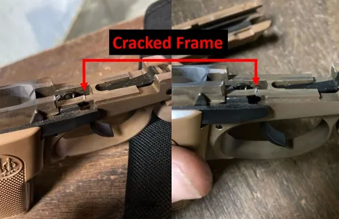 Broken Frame on the Beretta Tomcat 3032
