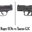 Ruger EC9s vs Taurus G3C